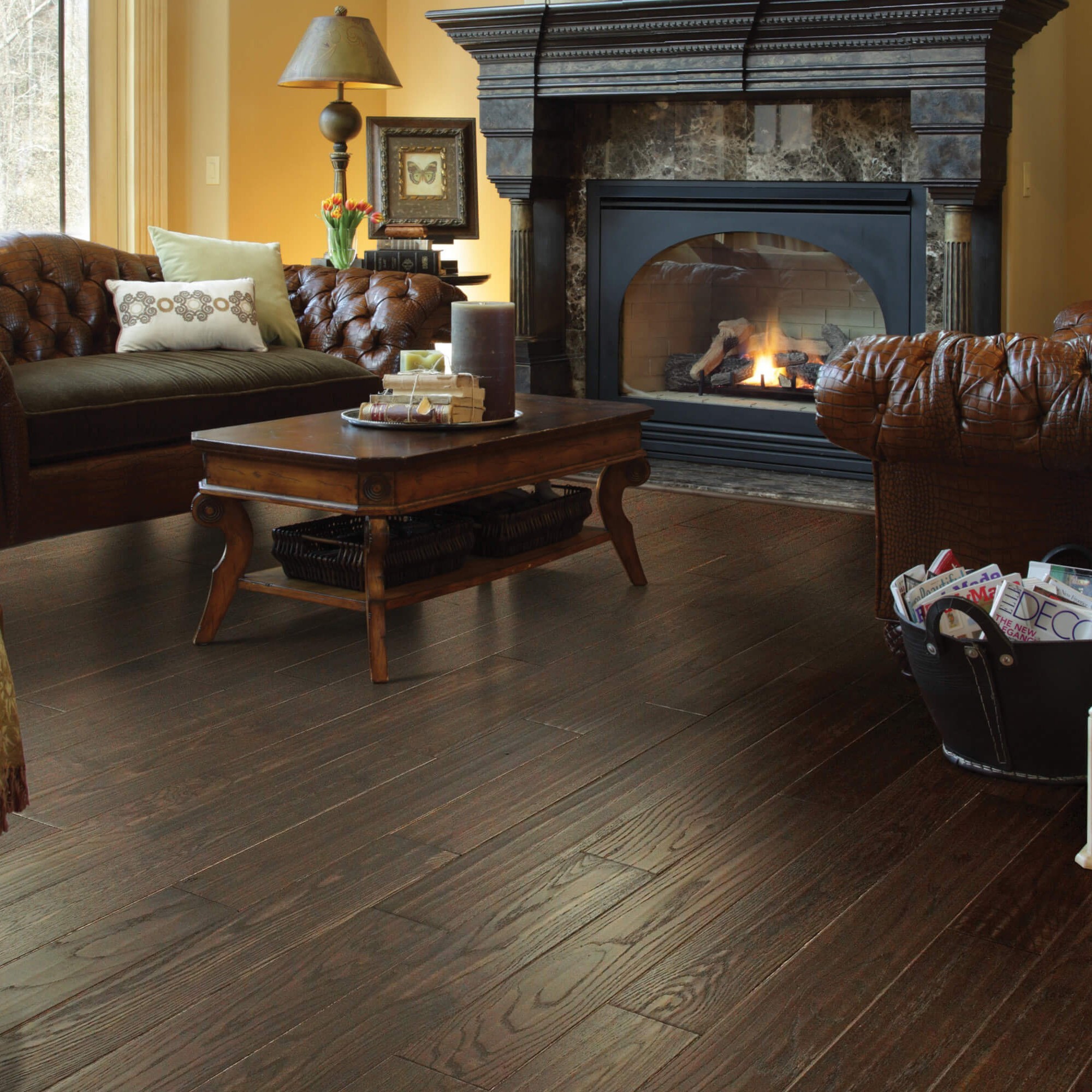 Living room Hardwood flooring | Gainesville CarpetsPlus COLORTILE